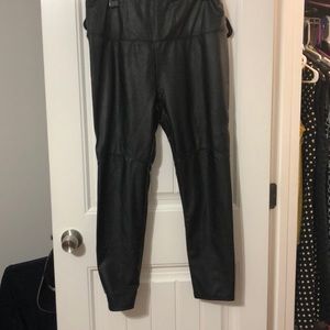 Faux leather leggings